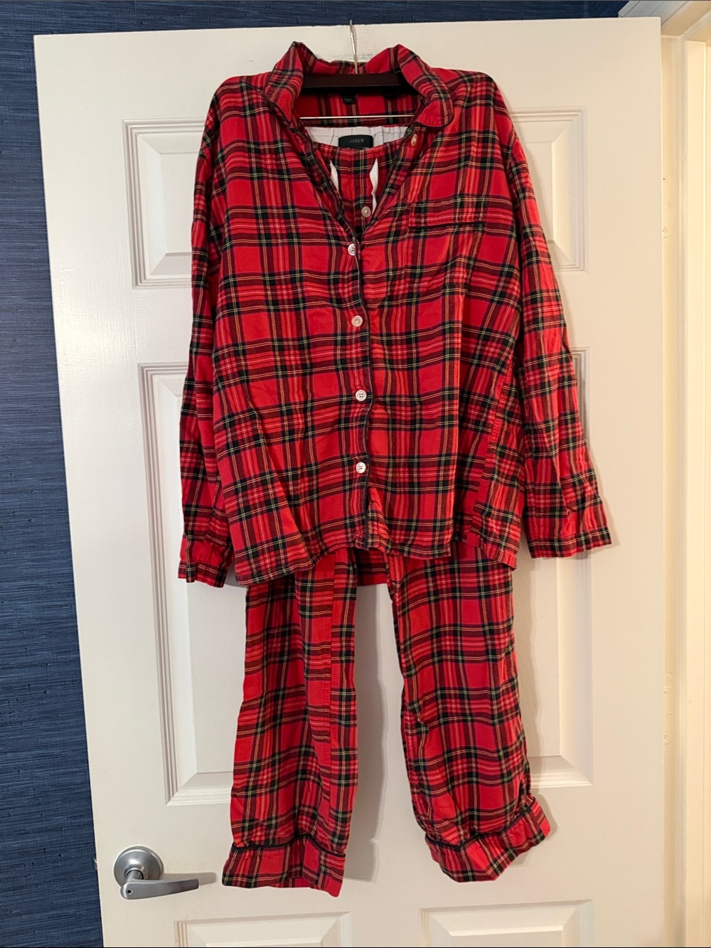 J Crew flannel pajamas small